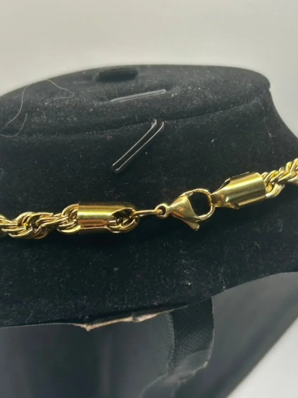 18k Real Gold Rope Chain 6mm 20 Inch Plated Unisex Necklace High Quality Clean